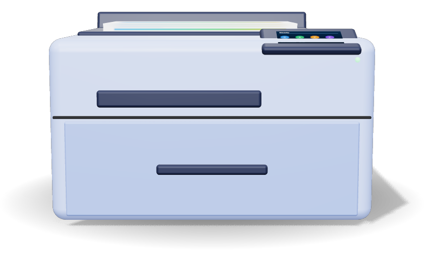 Wireless Color Laser Printer, 22 ppm, Duplex